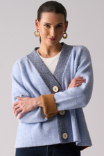 Load image into Gallery viewer, Foil - Plush Love Cardi - Blue Combo
