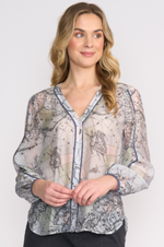 Load image into Gallery viewer, Foil - Pipeline Blouse - Globe
