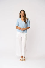 Load image into Gallery viewer, Foil - Bee-Lieve It Cardi - Clear Sky
