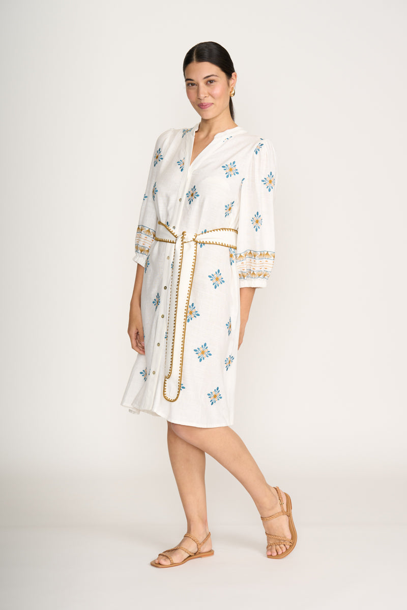 Foil - Ab Sew Lutely Beautiful Dress - Pink Tile