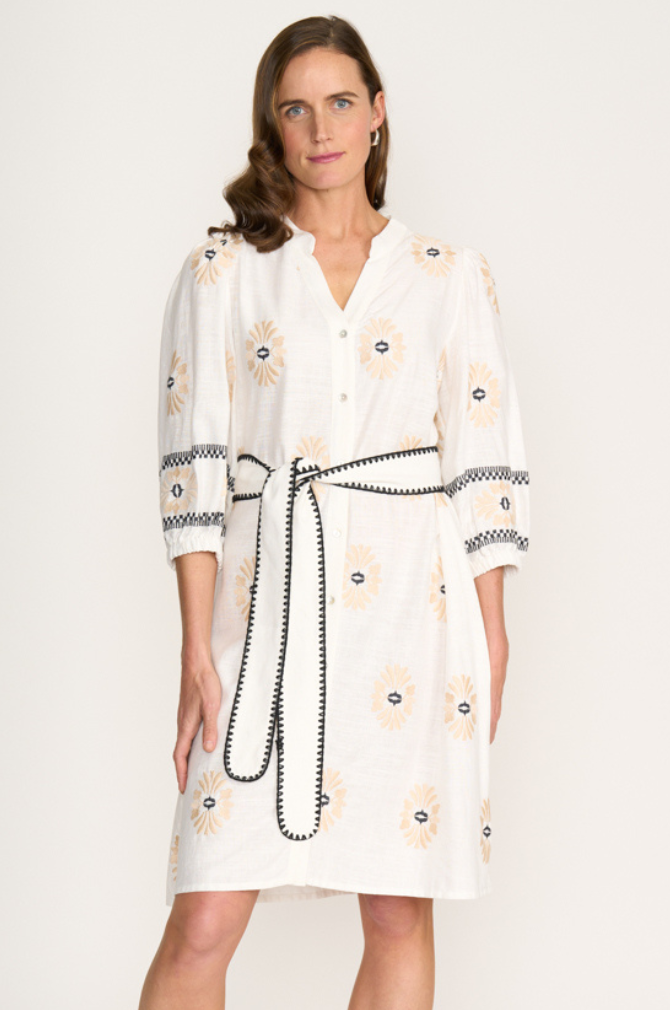 Foil - Ab Sew Lutely Beautiful Dress - Sand Geo