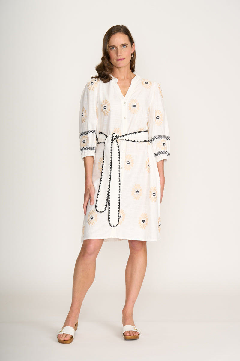 Foil - Ab Sew Lutely Beautiful Dress - Sand Geo