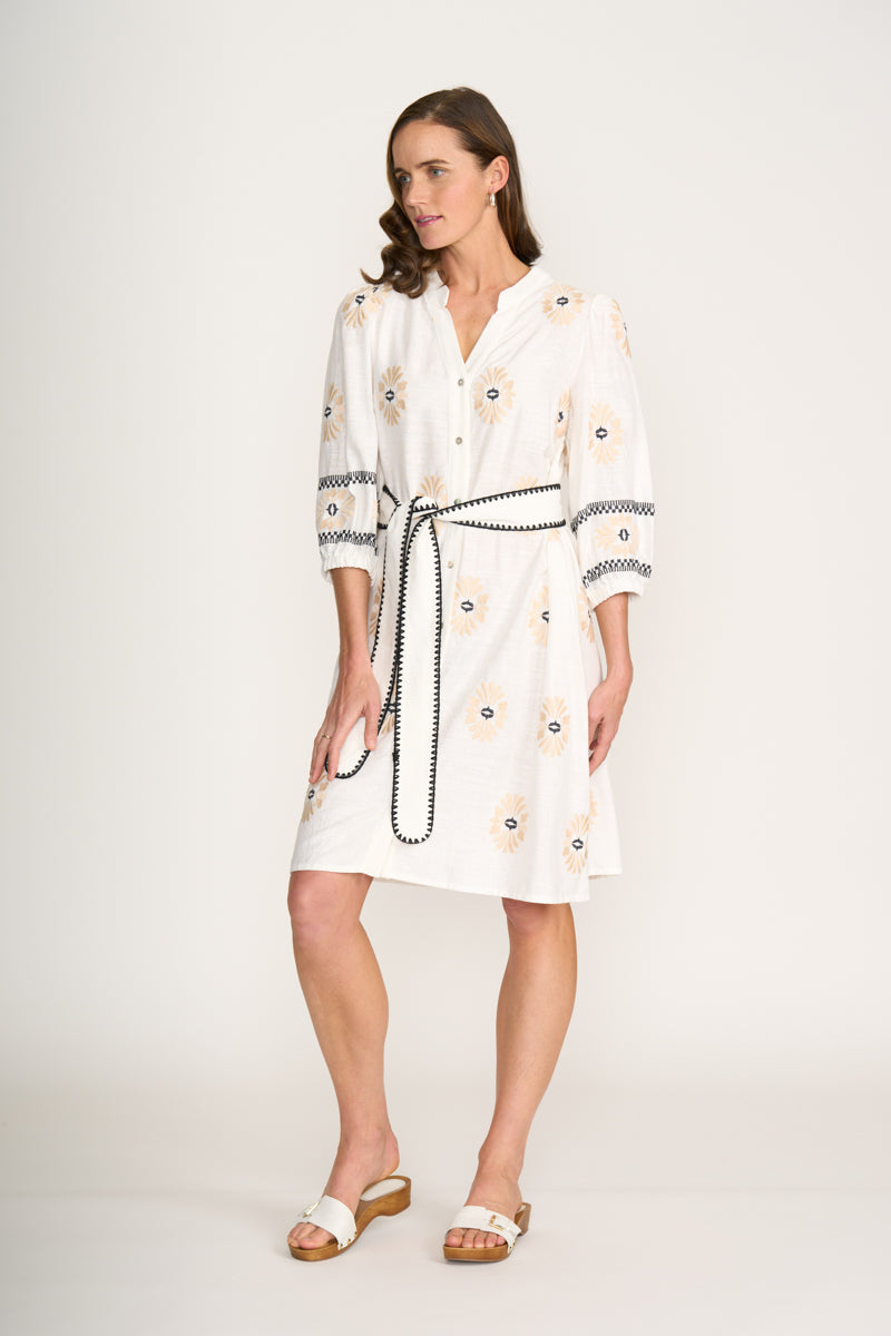 Foil - Ab Sew Lutely Beautiful Dress - Sand Geo