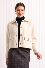 Load image into Gallery viewer, Foil - Sew Happy Coat - Winter White

