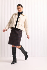 Load image into Gallery viewer, Foil - Sew Happy Coat - Winter White
