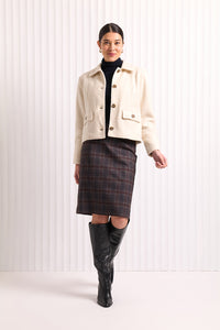 Foil - Sew Happy Coat - Winter White