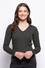 Load image into Gallery viewer, Foil - The Challenger Sweater - Hunter
