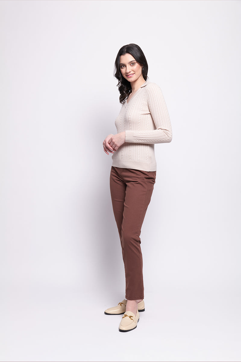 Foil - The Challenger Sweater - Pearl