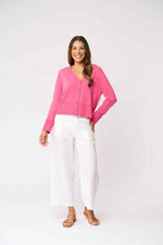 Load image into Gallery viewer, Foil - Vitality Cardigan - Lipstick
