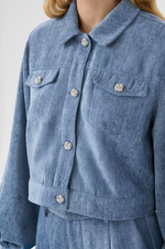 Load image into Gallery viewer, Gestuz - Vally Casual Jacket - Denim Blue
