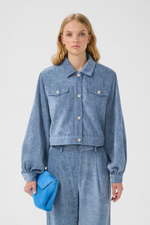 Load image into Gallery viewer, Gestuz - Vally Casual Jacket - Denim Blue
