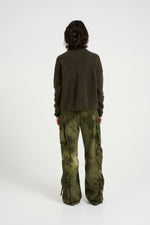 Load image into Gallery viewer, Gestuz - AlphaGZ Short Cardigan - Olive Melange
