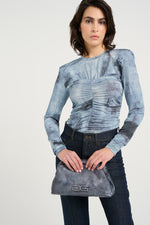 Load image into Gallery viewer, Gestuz - AreenGZ P Long Sleeve Blouse - Blue Denim
