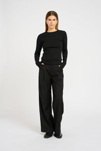 Geztuz - DrewGZ Logo Long Sleeve Top - Black