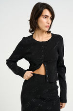 Load image into Gallery viewer, Gestuz - SayaGZ Cardigan - Black
