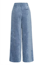 Load image into Gallery viewer, Gestuz - Vally High Wide Leg Pants - Denim Blue
