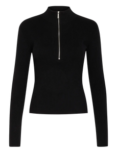 Gestuz - YasmiaGZ Zipper Pullover NOOS - Black