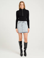 Load image into Gallery viewer, Gestuz - YasmiaGZ Zipper Pullover NOOS - Black
