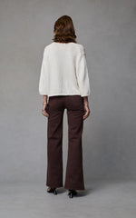 Load image into Gallery viewer, Dricoper - Hunter High Rise Wide Leg Jean - French Roast
