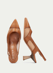 Hispanitas - Nova Slingback Shoe - Cuoio Cuoio