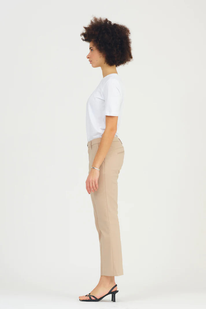 Ivy Copenhagen - Alice Cropped Flare Pant - Coffee Brown