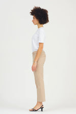 Load image into Gallery viewer, Ivy Copenhagen - Alice Cropped Flare Pant - Coffee Brown
