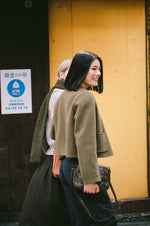 Load image into Gallery viewer, Indi And Cold - Patch Pockets Cropped Jacket - Olive
