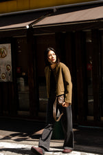 Load image into Gallery viewer, Indi And Cold - Patch Pockets Cropped Jacket - Olive
