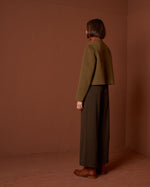 Load image into Gallery viewer, Indi And Cold - Patch Pockets Cropped Jacket - Olive
