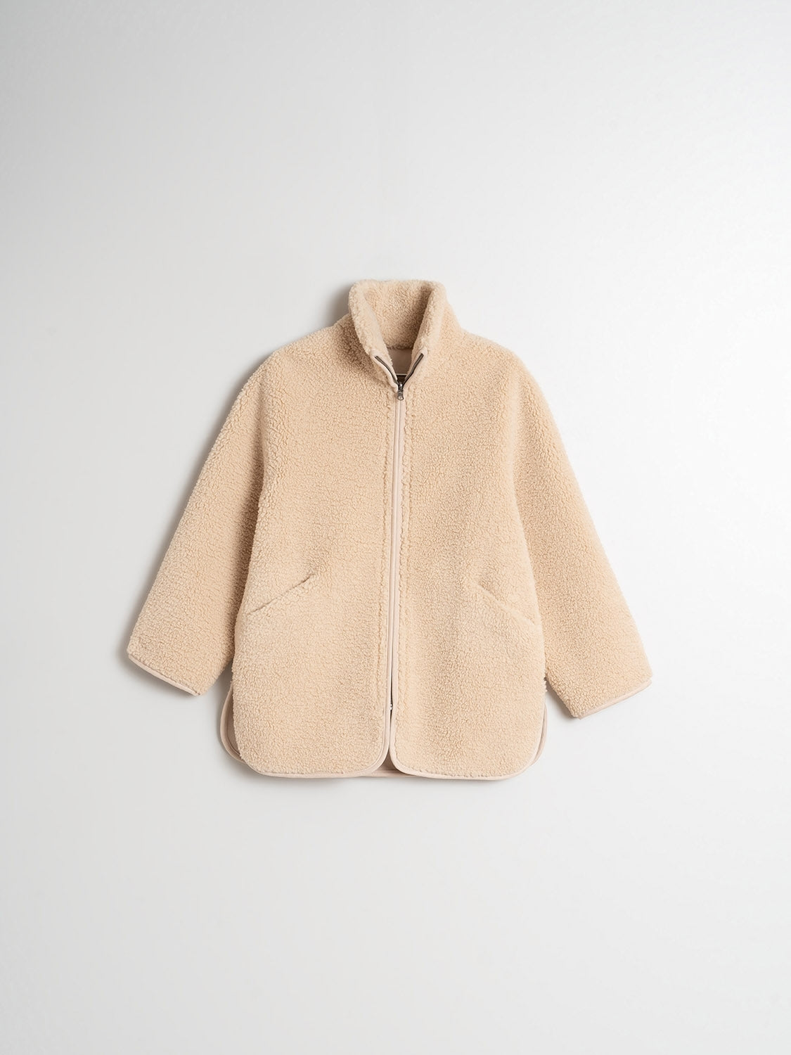 Indi And Cold - Abrigo Reversible Coat - Ecru