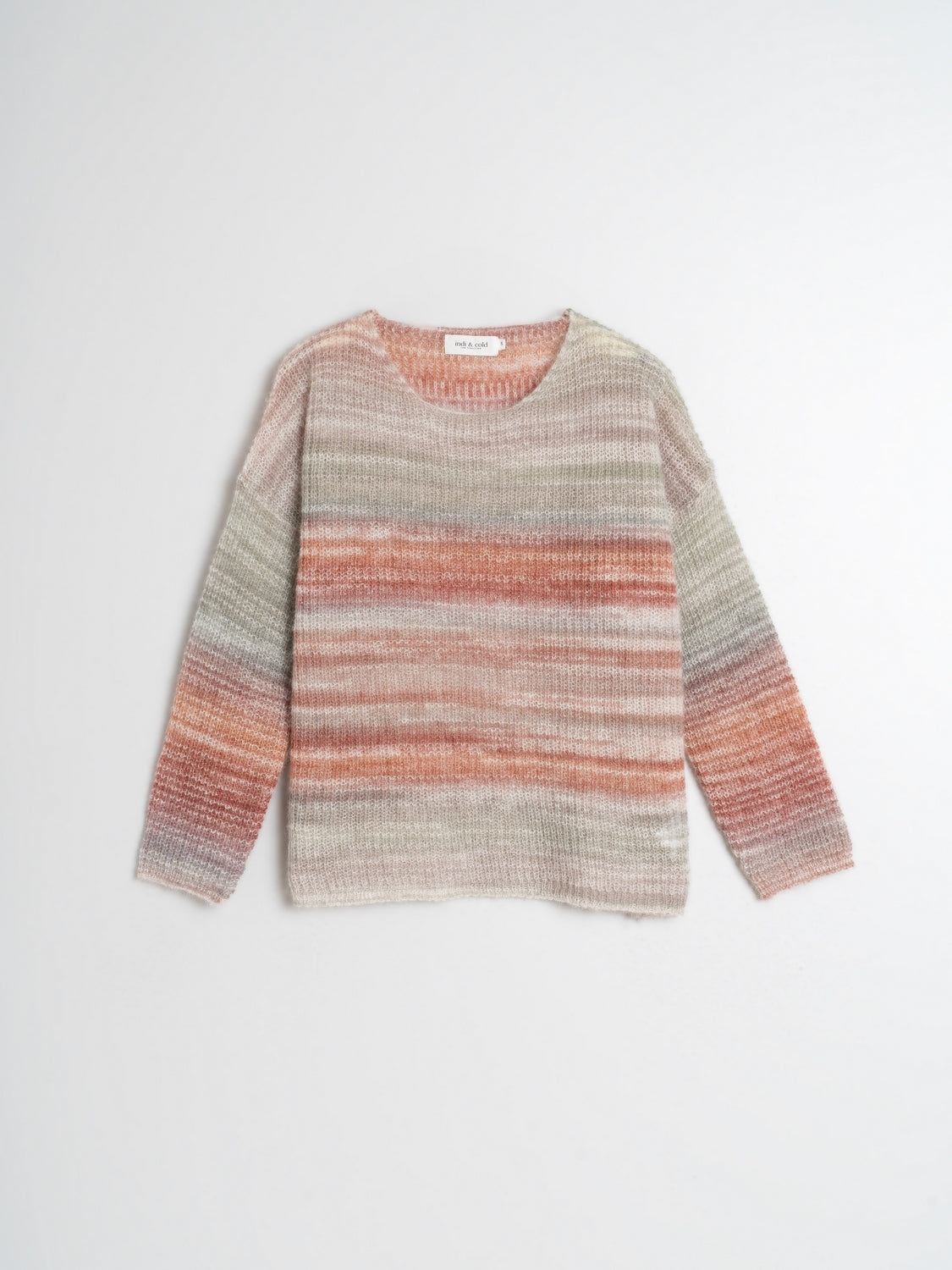Indi And Cold - Alpaca/Mohair Space Dye Pullover - Multicolour
