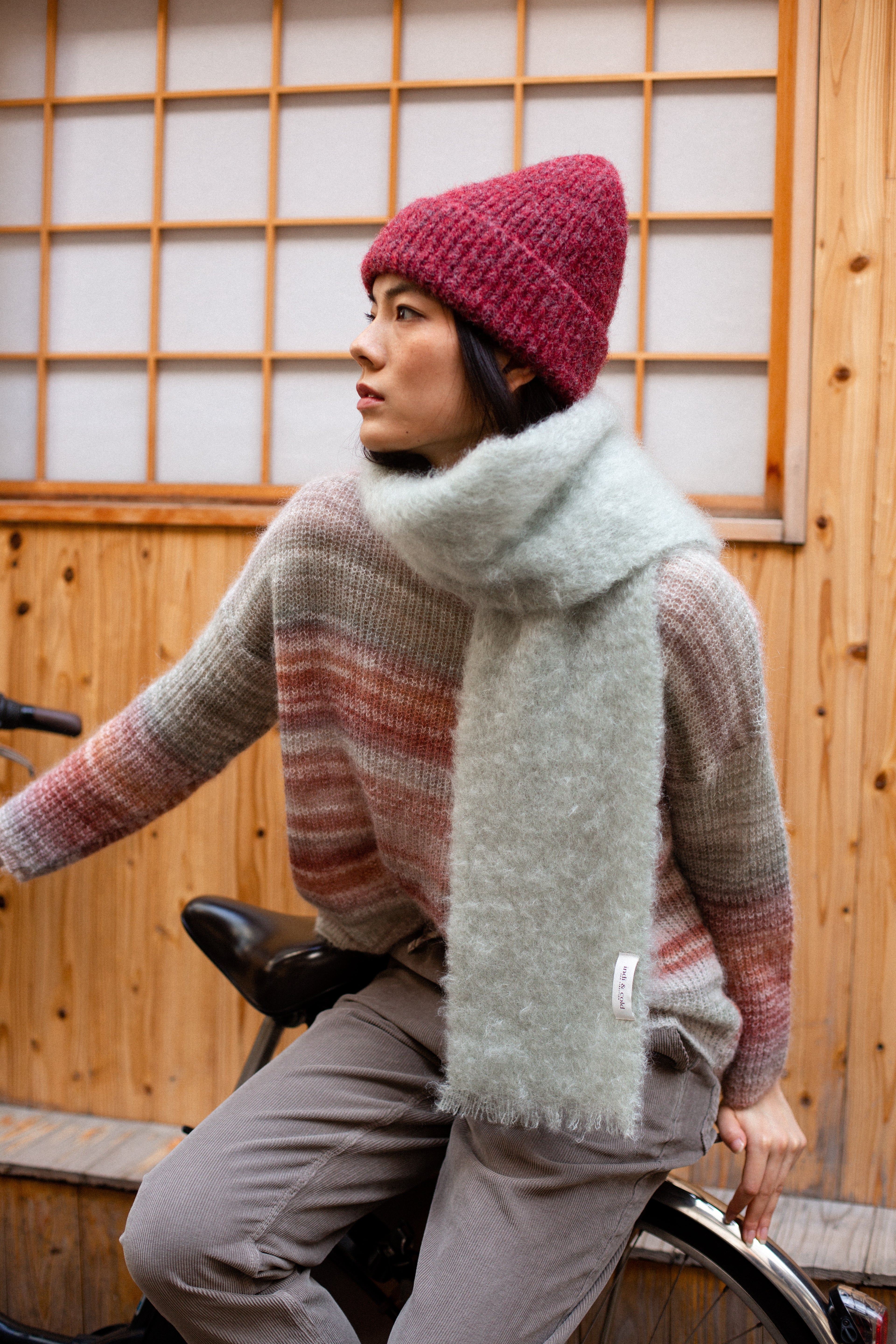 Indi And Cold - Alpaca/Mohair Space Dye Pullover - Multicolour
