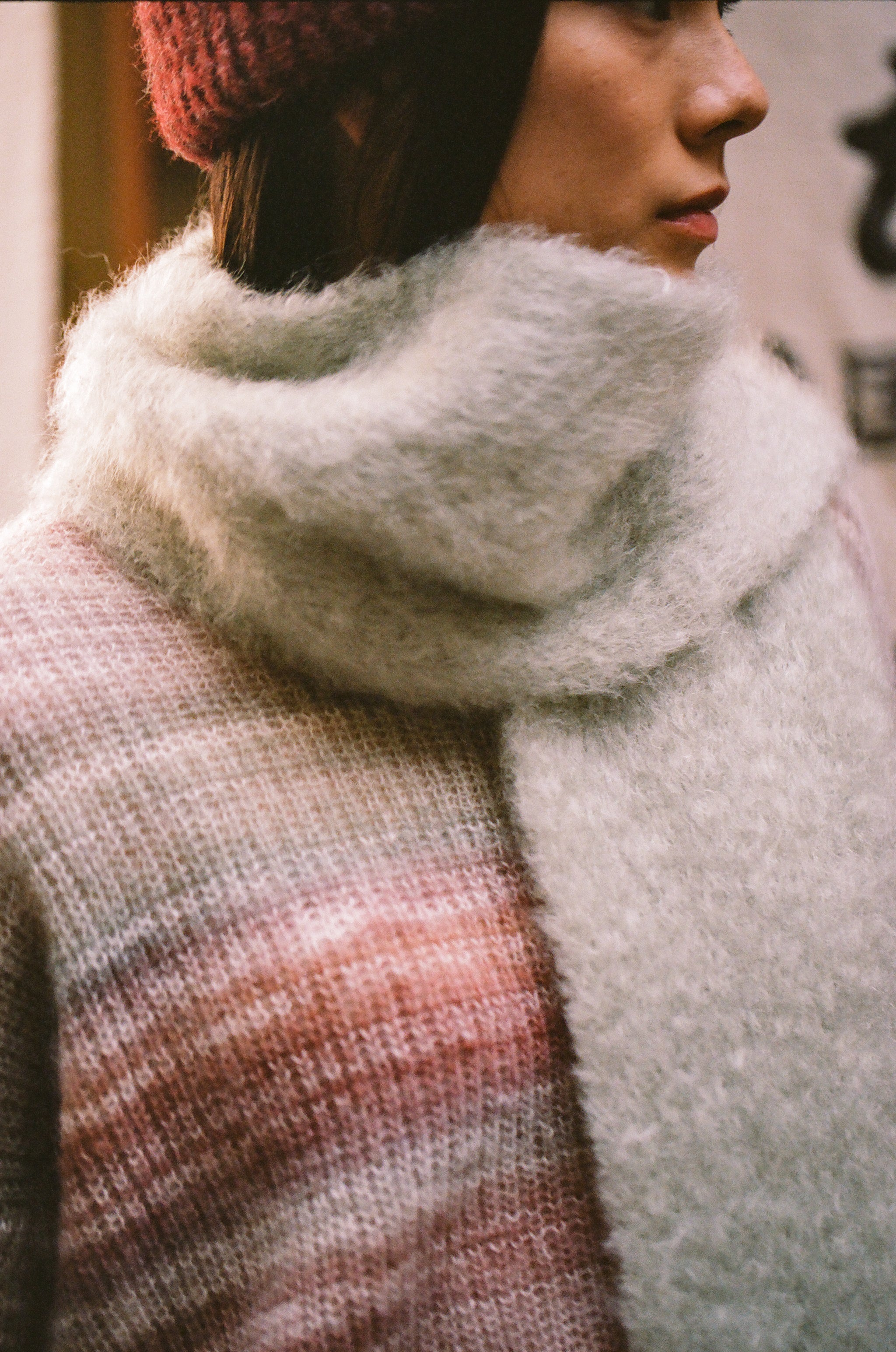Indi And Cold - Alpaca/Mohair Space Dye Pullover - Multicolour