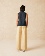 Load image into Gallery viewer, Indi And Cold - Cotton Polo Collar Vest - Night
