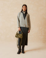 Load image into Gallery viewer, Indi And Cold - Cross Knit Jacket - Grey Vigor
