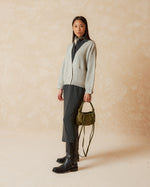 Load image into Gallery viewer, Indi And Cold - Cross Knit Jacket - Grey Vigor
