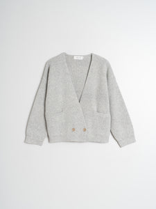 Indi And Cold - Cross Knit Jacket - Grey Vigor
