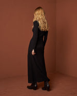 Load image into Gallery viewer, Indi And Cold - Knitted Maxi Dress - Black

