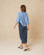 Load image into Gallery viewer, Indi And Cold - Knitted Short Sleeve Cardigan - Sky
