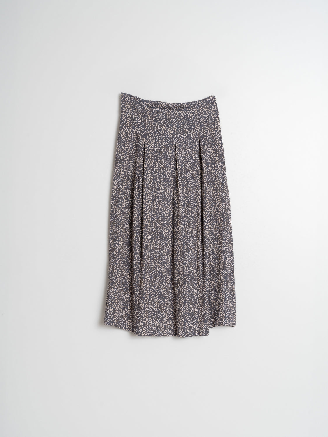 Indi And Cold - Midi Printed Skirt - Midnight