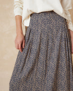 Load image into Gallery viewer, Indi And Cold - Midi Printed Skirt - Midnight
