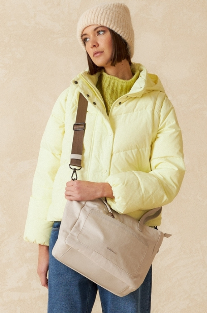 Indi And Cold - Multi Position Nylon Bag - Stone