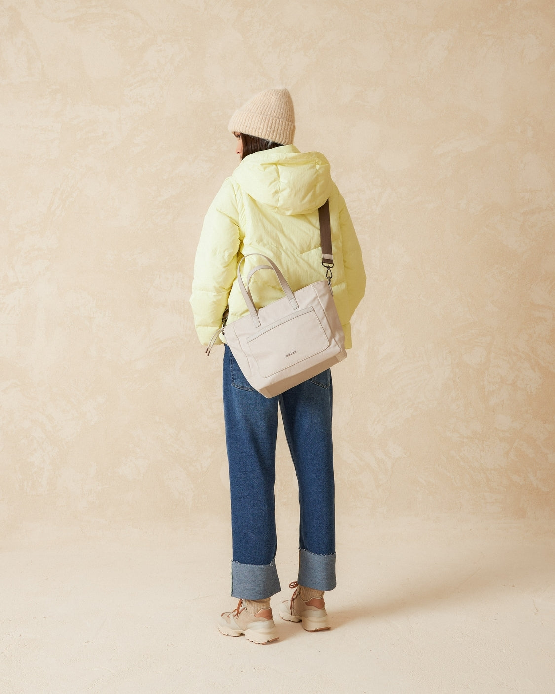 Indi And Cold - Multi Position Nylon Bag - Stone