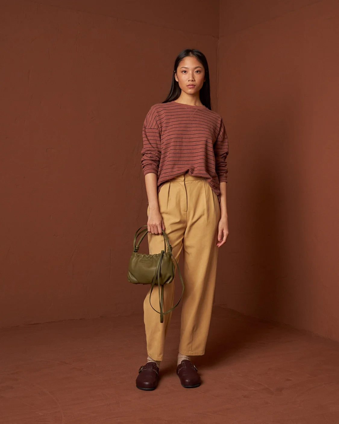 Indi And Cold - Olive Handbag