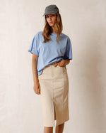 Load image into Gallery viewer, Indi And Cold - Pencil Denim Skirt - Crudo
