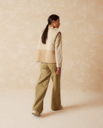 Load image into Gallery viewer, Indi And Cold - Reversible Patch Vest - Ecru
