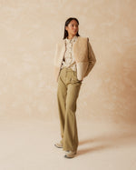 Load image into Gallery viewer, Indi And Cold - Reversible Patch Vest - Ecru
