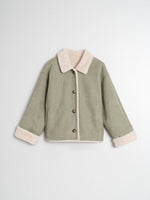 Load image into Gallery viewer, Indi And Cold - Short Nubuck Effect Coat - Agua
