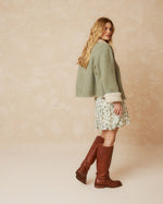 Load image into Gallery viewer, Indi And Cold - Short Nubuck Effect Coat - Agua
