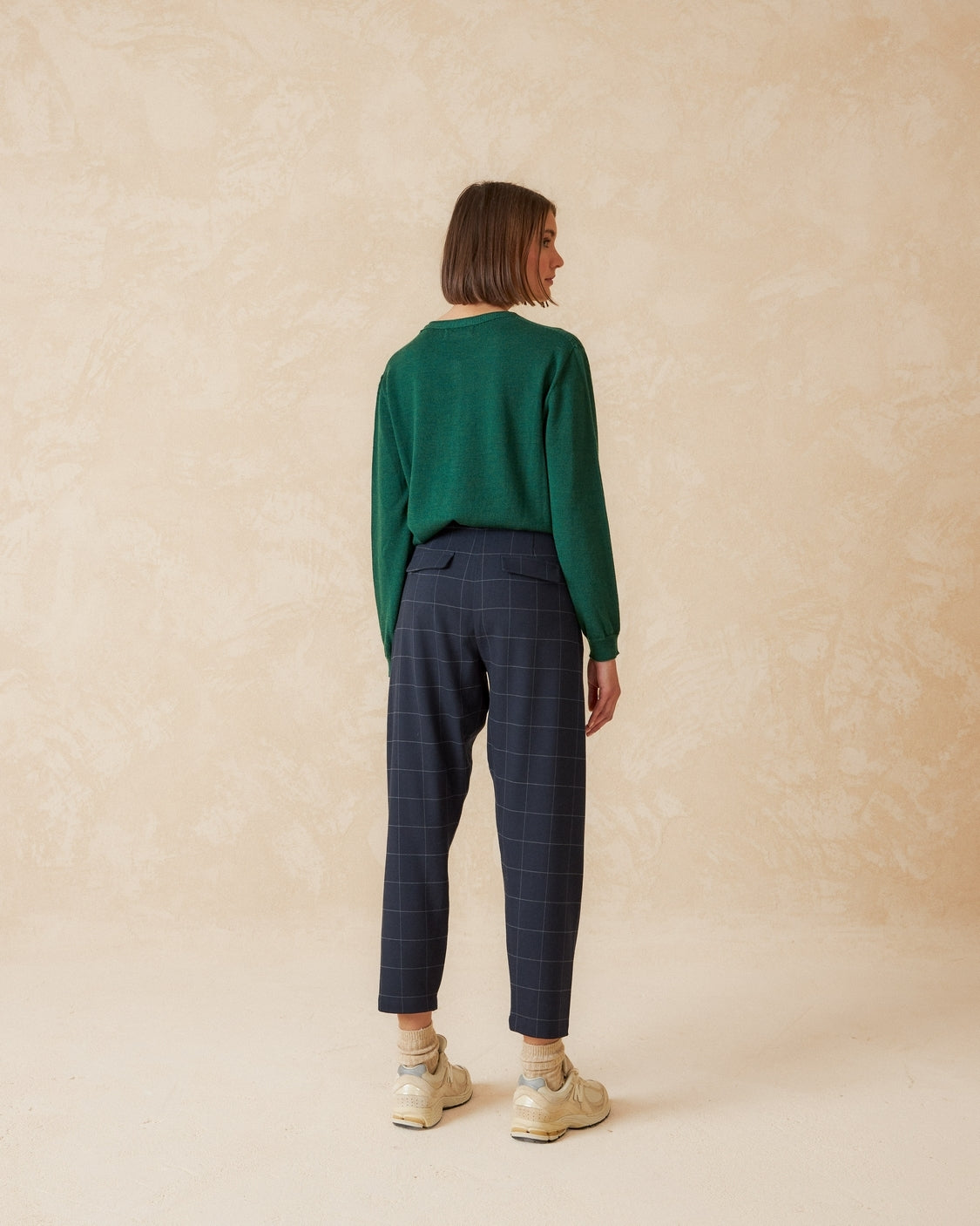 Indi And Cold - Tailored Baggy Pant - Marine